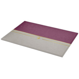 Tabla De Cortar Fuchsia & Taupe Haven