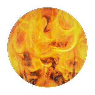 Tabla De Cortar Fuego y llamas