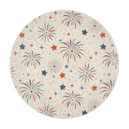 Tabla De Cortar Fuegos artificiales y estrellas