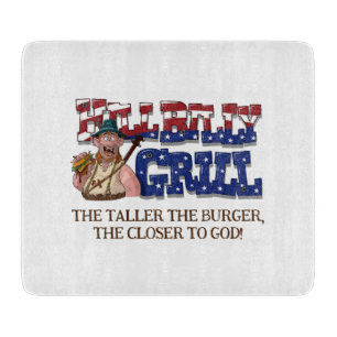 Tabla De Cortar Fun HillBilly Grill Dinamarca Cutting Board!