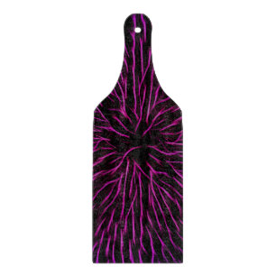Tabla De Cortar Funky Pink Fire Flower Resumen