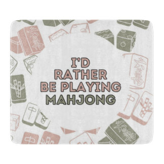 Tabla De Cortar Funny Mahjong