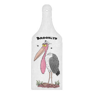 Tabla De Cortar Funny marabou stork personalizado