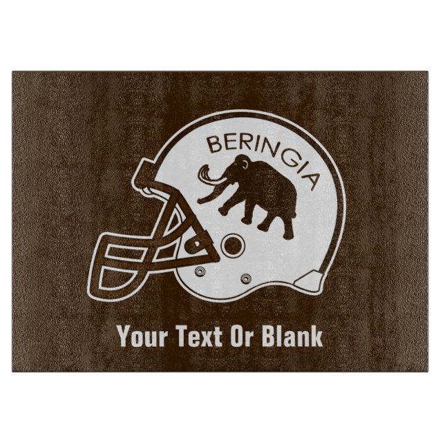 Tabla De Cortar Fútbol Universidad de Beringia (Anverso)