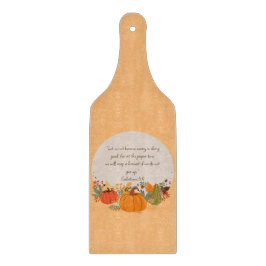 Tabla De Cortar Galatians 6:9 Cosecha Otoño Caída Calabaza agradec