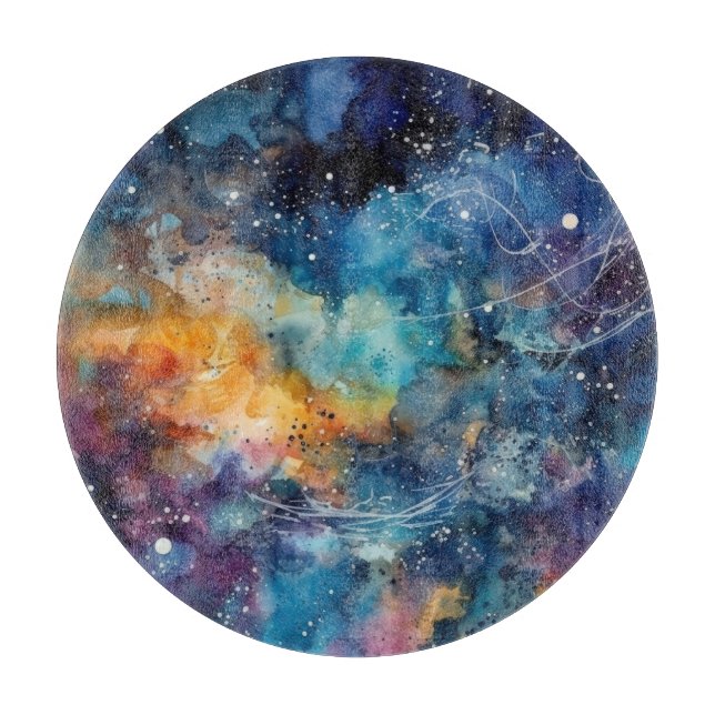 Tabla de cortar Galaxia de polvo de estrellas (Anverso)