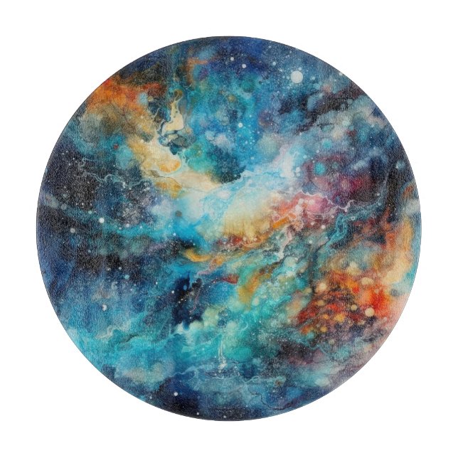 Tabla de cortar Galaxia de polvo de estrellas (Anverso)