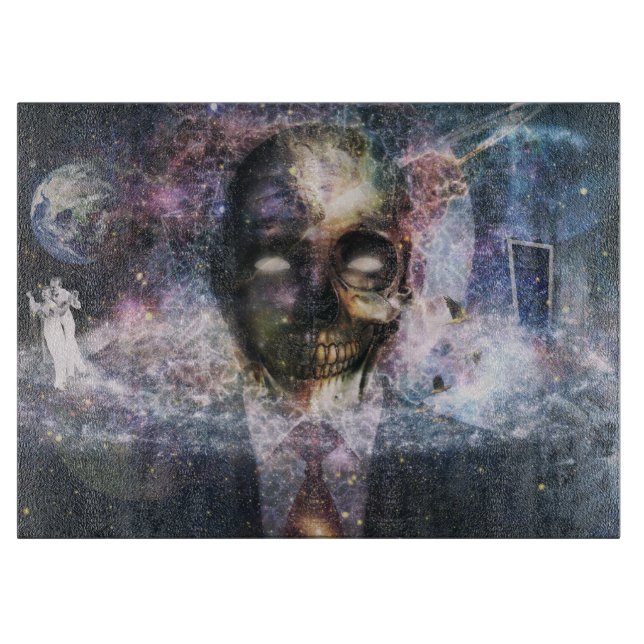 Tabla De Cortar Galaxy Skull (Anverso)