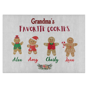 Tabla De Cortar Galletas favoritas de la abuela