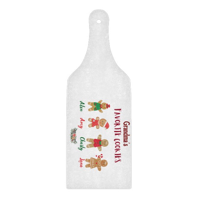 Tabla De Cortar Galletas favoritas de la abuela (Anverso)
