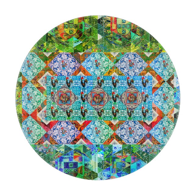Tabla De Cortar Gallo de Barcelos, Portugal (Anverso)