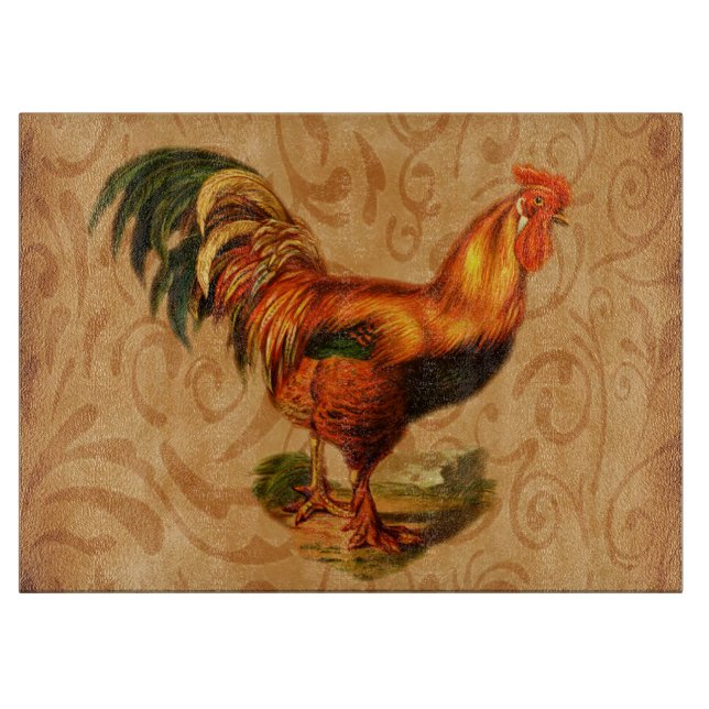 Tabla De Cortar Gallo de Campo (Anverso)
