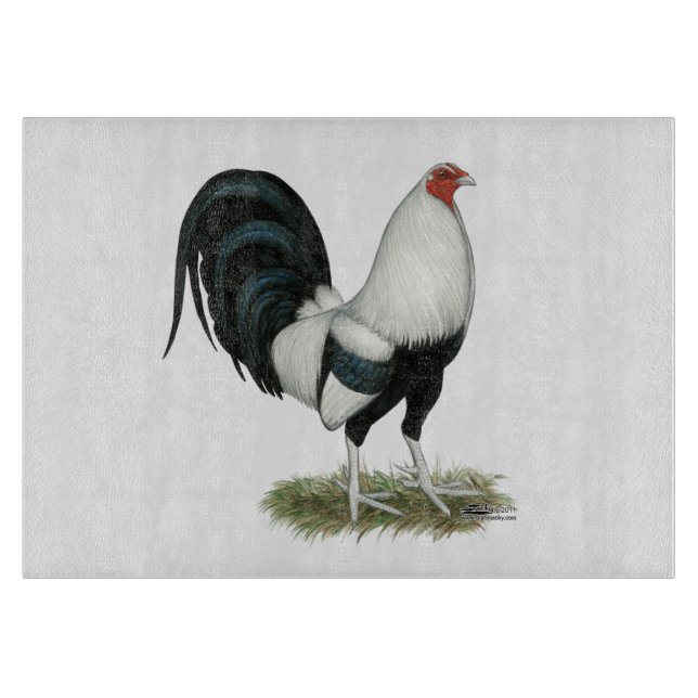 Tabla De Cortar Gamecock plateado (Anverso)