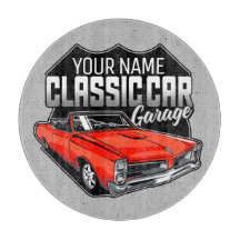 Garaje de coche clásico convertible personalizado 