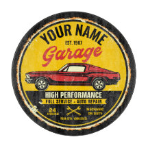 Garaje Fastback Red Classic para coches personaliz