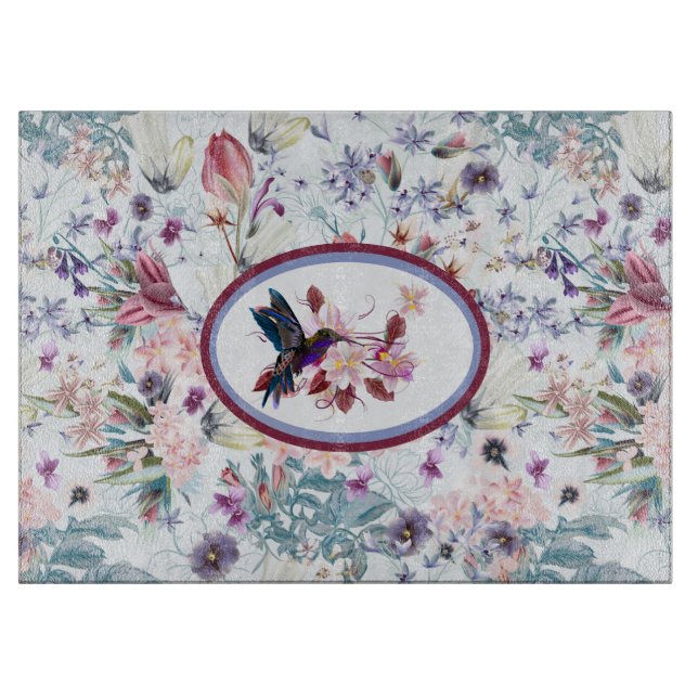 Tabla De Cortar Garden Hummingbird Cutting (Anverso)
