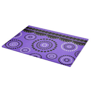 Tabla De Cortar Garland ARTdeco blanco negro + tu color de fondo