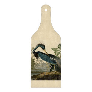Tabla De Cortar Garzas de Louisiana de Audubon Pájaros América Art