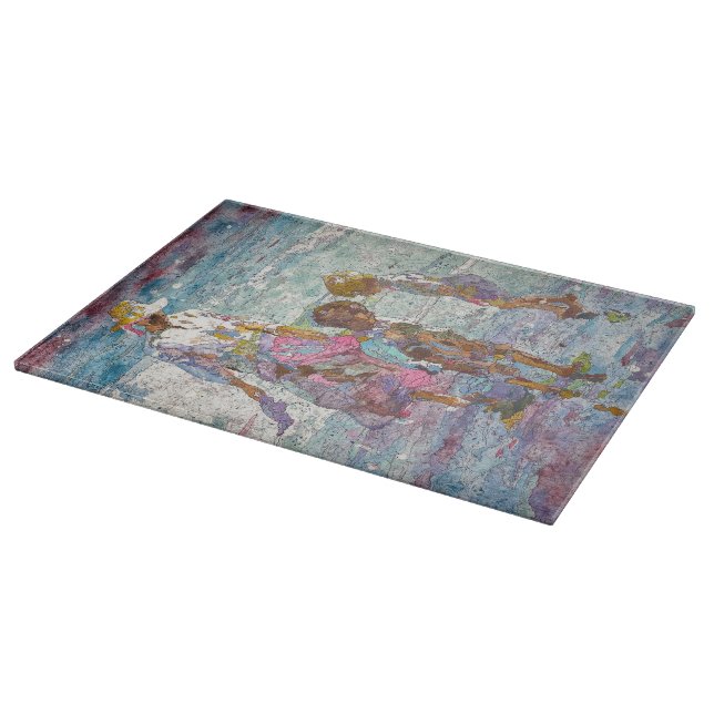 Tabla De Cortar Gathering Light © – Fine Art Serving Board (Borde)