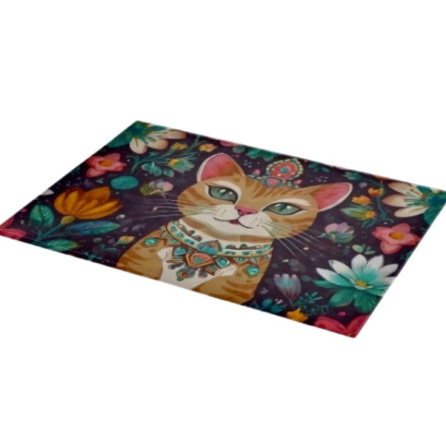 Tabla De Cortar Gato Coronado Joyado (A beautiful cutting board for Mom—practical, stylish, and perfect for Mother’s Day.)