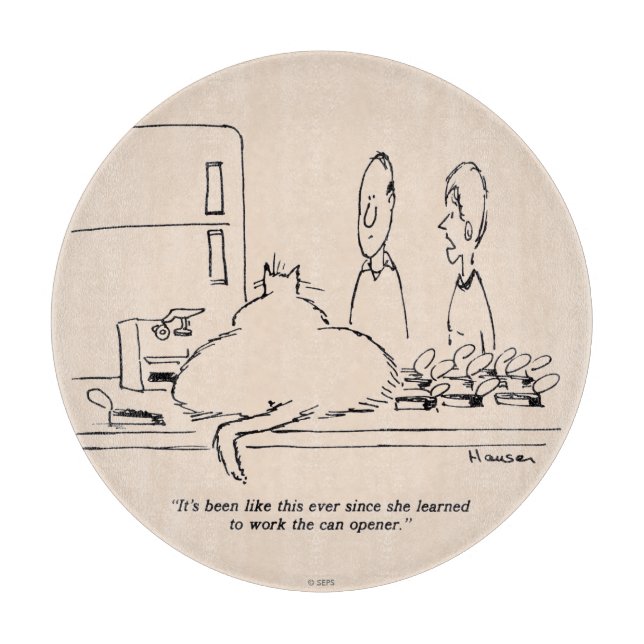 Tabla De Cortar Gato de grasa (Anverso)