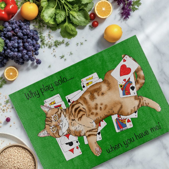Tabla De Cortar Gato de tarjetas de juego Solitaire (Subido por el creador)