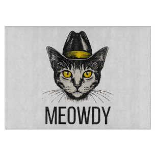 Tabla De Cortar Gato Divertido Miau