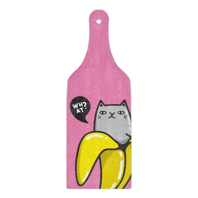 Tabla De Cortar Gato en banana (Anverso)