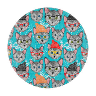Tabla De Cortar Gato en el gorra