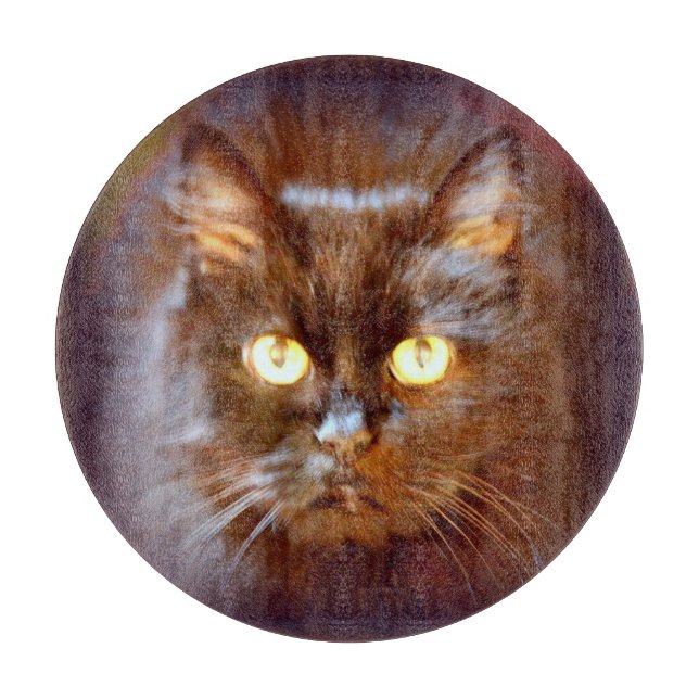Tabla De Cortar gato negro (Anverso)