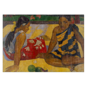Tabla De Cortar Gauguin Polinesia Francesa Tahití Mujeres Pintura