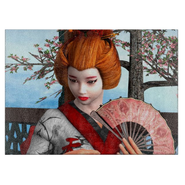 Tabla De Cortar Geisha (Anverso)