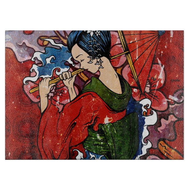 Tabla De Cortar Geisha (Anverso)
