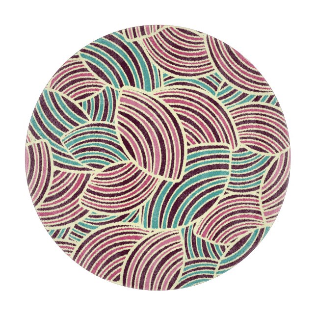 Tabla De Cortar Geometría abstracta: Simetría sin foco (Anverso)