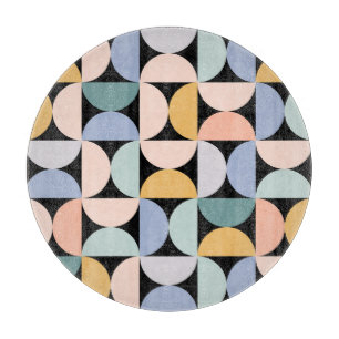 Tabla De Cortar Geometría mínima: Poster de arte escandinavo