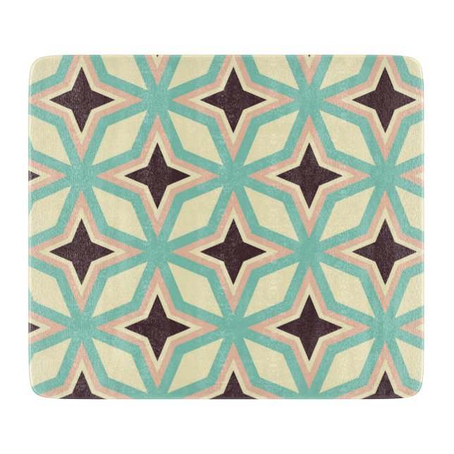 Tabla De Cortar Geometric pattern with alternating dark star shape (Anverso)