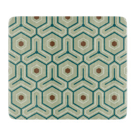 Tabla De Cortar Geometric pattern with interlocking hexagons