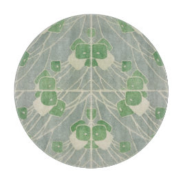 Tabla De Cortar Geométrica verde 1915 Hannah Borger Overbeck