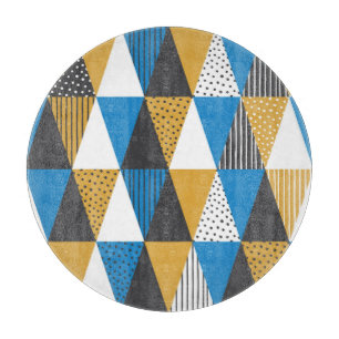 Tabla De Cortar Geométrico de época: fondo de Ilustracion elegante