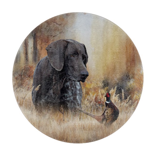 Tabla De Cortar German Shorthaired Pointers  (Anverso)