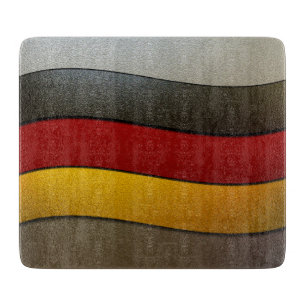 Tabla De Cortar Germany Flag Colors-Chrome by Shirley Taylor