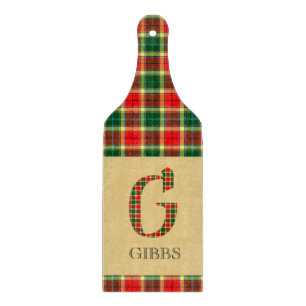 Tabla De Cortar Gibbs Tartan Monogram G