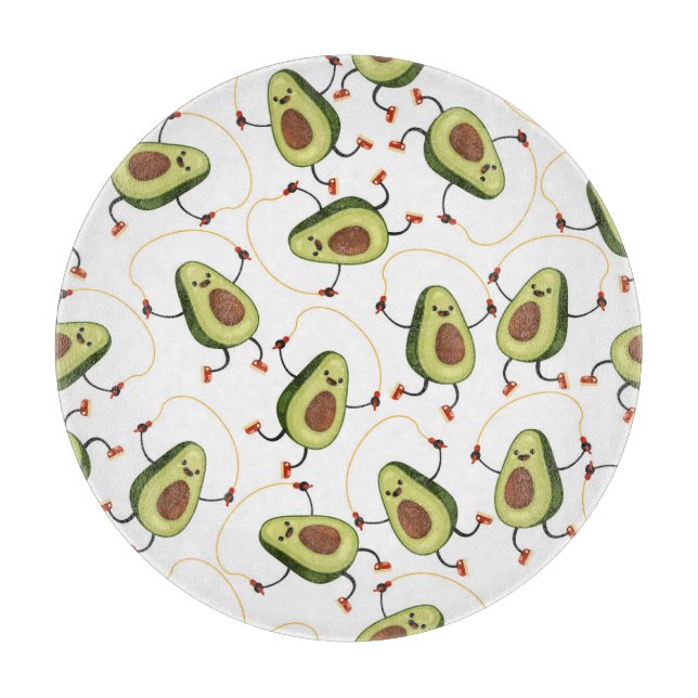 Tabla De Cortar Gimnasio del aguacate: Patrón de cosecha (Anverso)