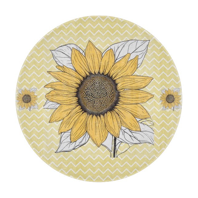 Tabla De Cortar "Girasol" (Anverso)
