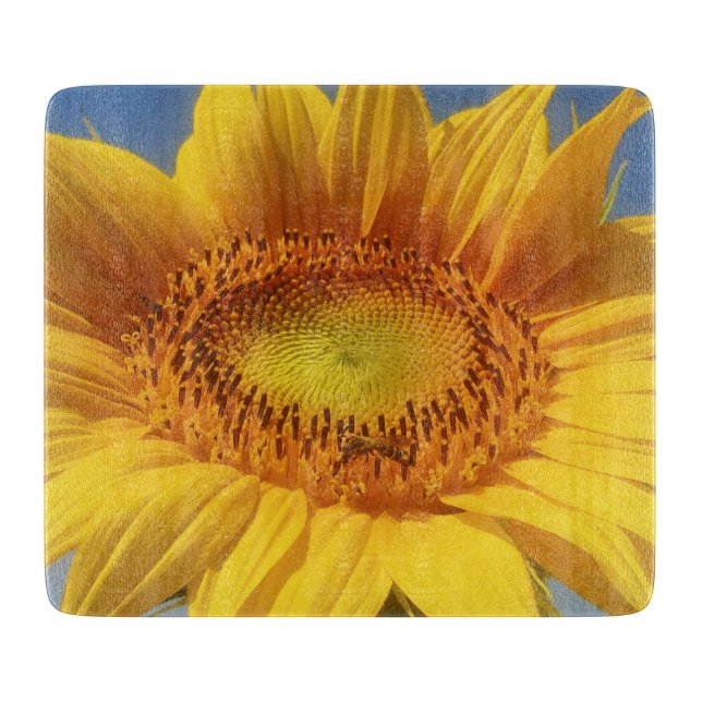 Tabla De Cortar Girasol amarillo (Anverso)