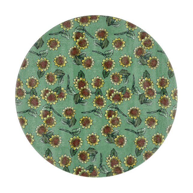 Tabla De Cortar Girasoles                                         (Anverso)
