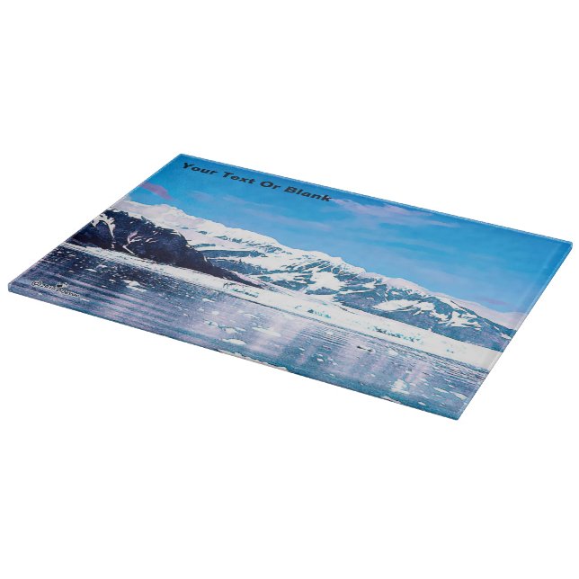 Tabla De Cortar Glaciar Alaska Tidewater (Borde)