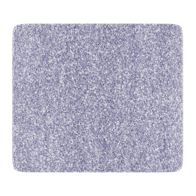 Tabla De Cortar Glam Lavender Lilac Purpurina púrpura         (Anverso)
