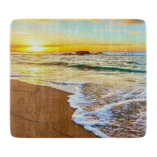 Tabla De Cortar Glass Beach Sunset (Anverso)
