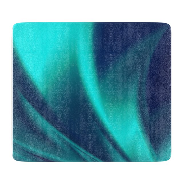 Tabla De Cortar Glass Blue Flush (Anverso)